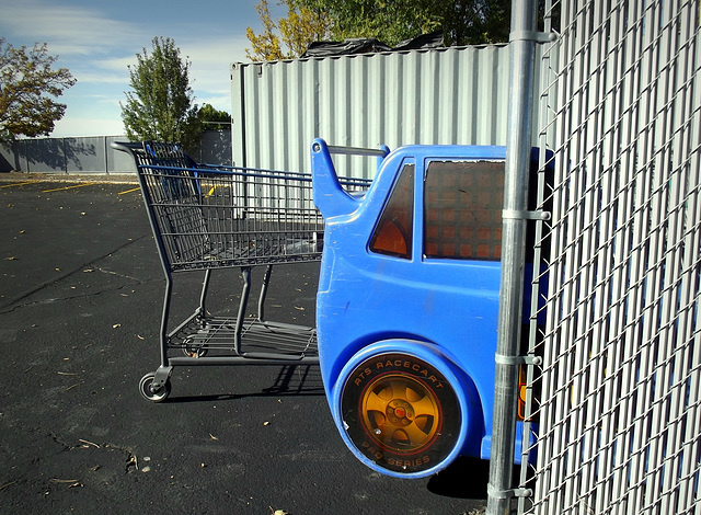 This cart hides like my cat