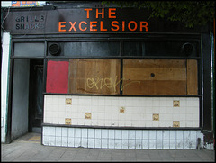 abandoned Excelsior Cafe