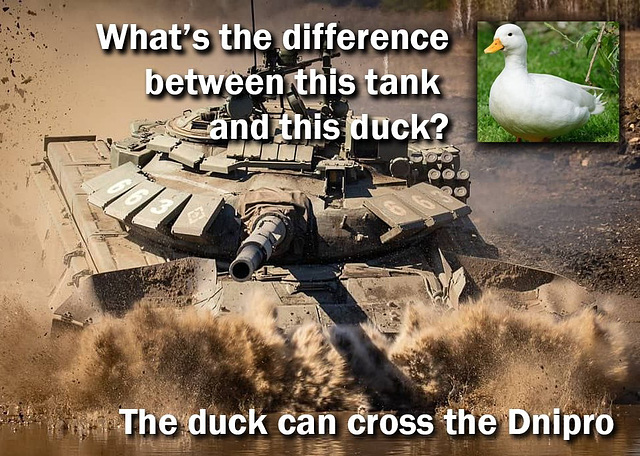UKR[2] - duck tank and dnipro meme