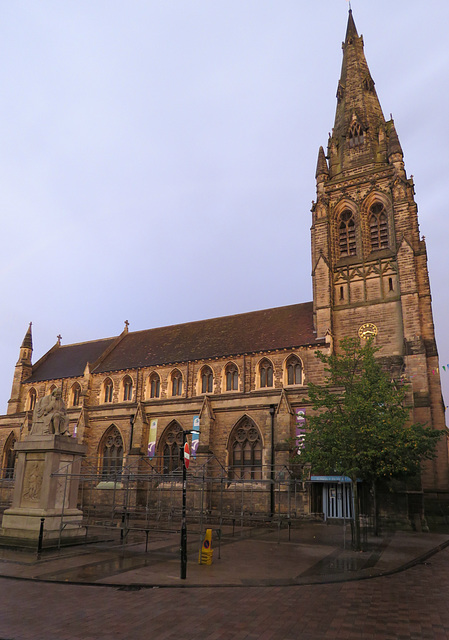 st mary's church, lichfield, staffs