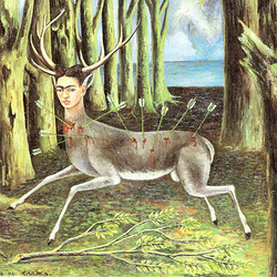 Al ribelulino,  pentris Kahlo