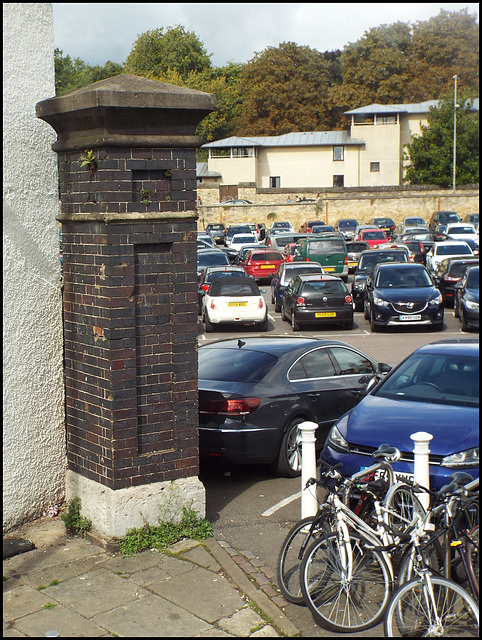 surviving gatepost
