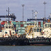 Tugs and containers