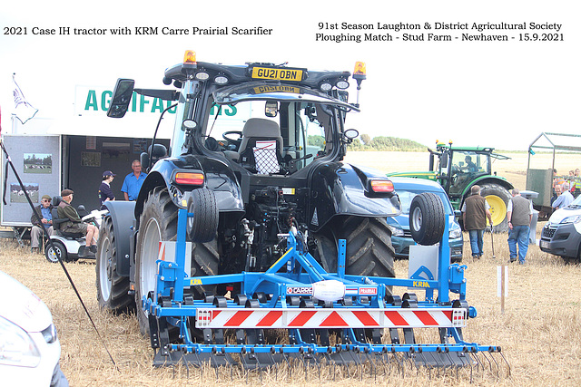 Case IH tractor 2021  with Prairial scarifier