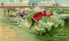 Come and Join Me in a Bath,  Heinz Pier, Atlantic City, N.J., 1906