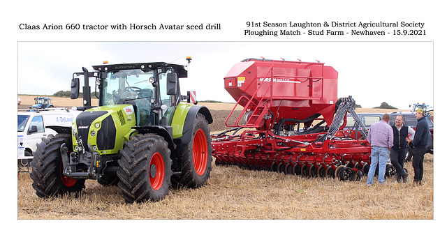 Claas Arion 660 tractor & Horsch Avatar seed drill