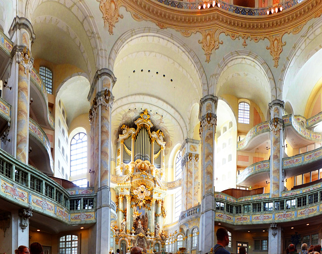 Dresden. Frauenkirche. Emporen. ©UdoSm