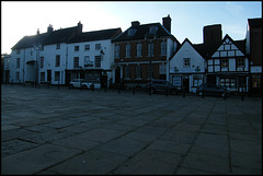 early morning in Market Square