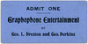 Graphophone Entertainment Ticket