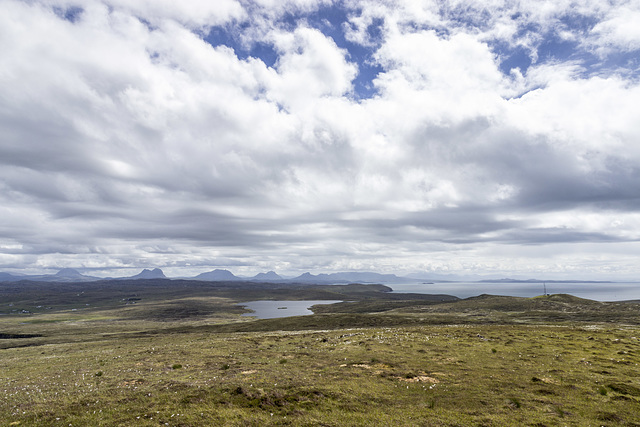 Stoer cloudscape south from Sidhean Mòr