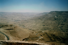 Kings' Highway at Wadi Mujib.