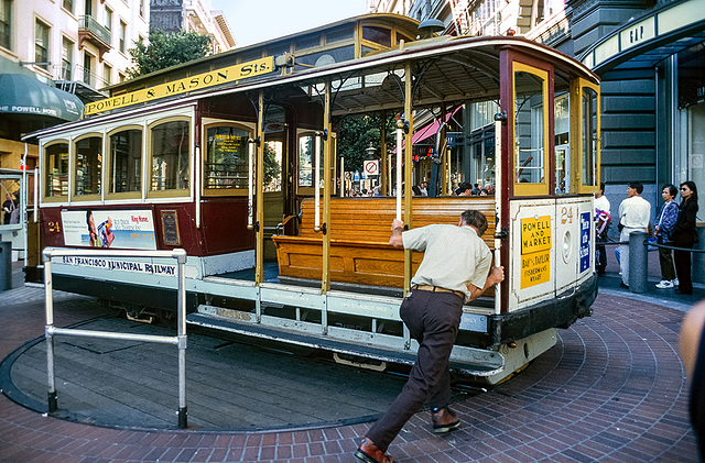 San Francisco - cable car - 1996