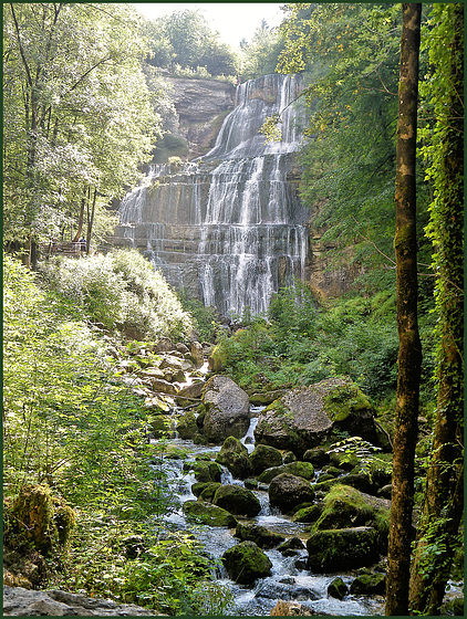 Une des cascades du Hérisson (39) 4 août 2011.