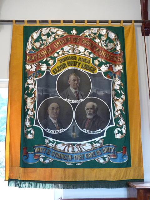 Beamish- National Union of Mineworkers Banner