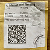 Royal Mail franking label