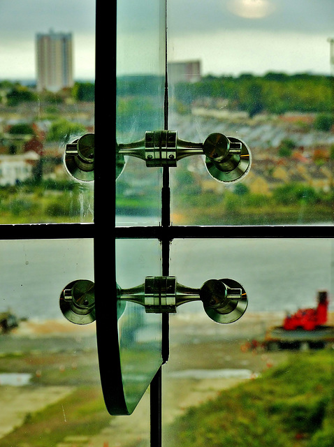 From the viewing tower at Segedunum Roman Fort, Wallsend