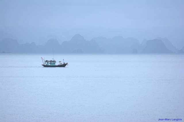 Baie de Bai Tu Long - Bateau de pêche