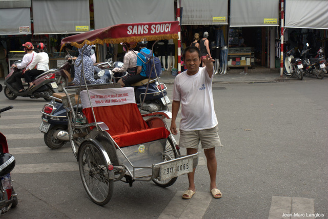 Hanoi - Société de cyclo-pousse SANS SOUCI