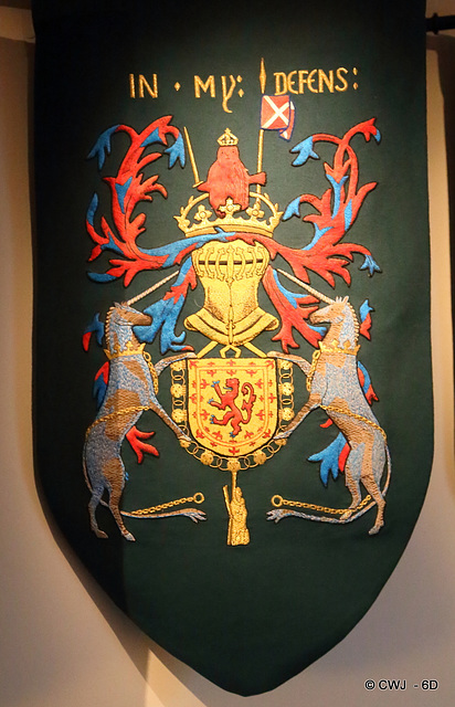 Banner in the Scottish Crown Jewels Rooms