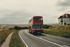 East Yorkshire Motor Services 547 (H547 VAT) near Cayton Bay – 12 Aug 1994 (237-7)