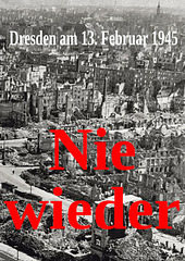 Dresden nach der Bombennacht vom 13. Februar 1945