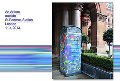 Artbox - St Pancras Station - London - 11.4.2013