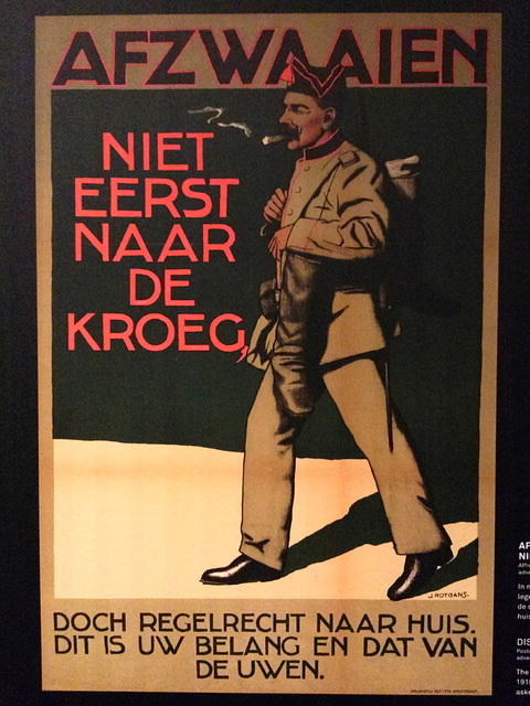 Nationaal Militair Museum 2015 – Demobbed? Do not go to the pub