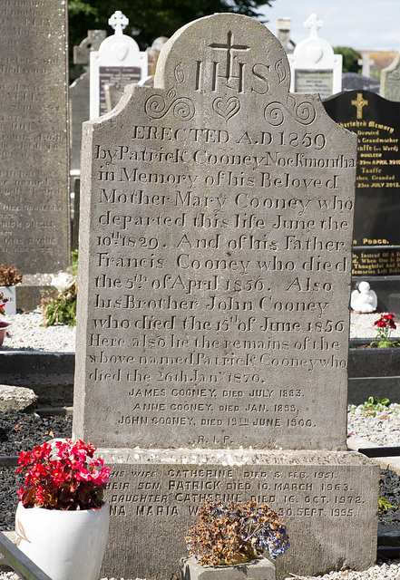 Cooney tombstone