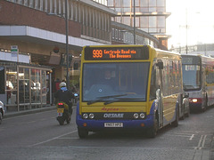 Anglian Buses 316 (YN57 HPZ) in Norwich - 15 Feb 2008 (DSCN1342)