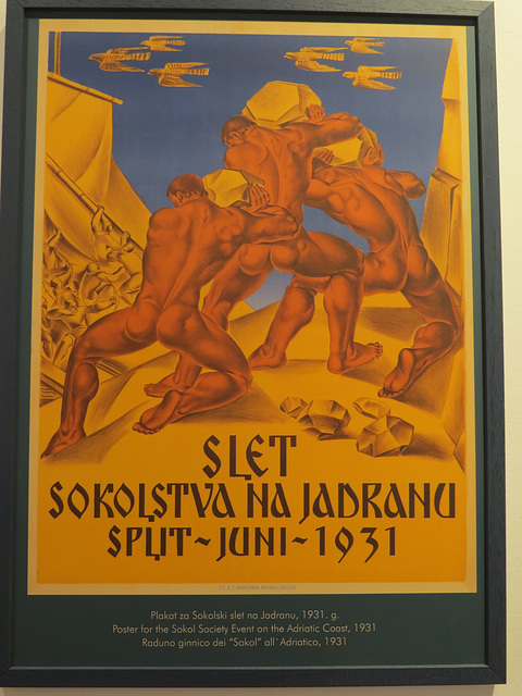 Affiche pour une association/fête sportive de Split.