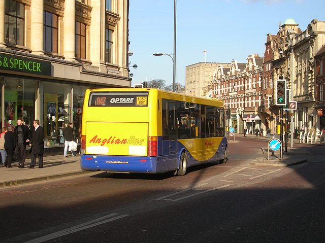 Anglian Buses 311 (AO57 BDY) in Norwich - 15 Feb 2008 (DSCN1333)