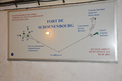Lageplan für Besucher der Festung Schönenburg