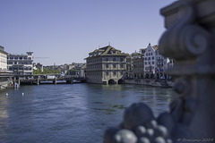 Zürich - Blick von der Münsterbrücke zur Rathausbrücke ... P.i.P. (© Buelipix)