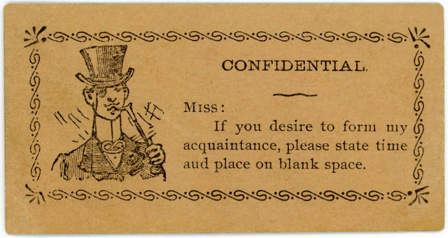 Acquaintance Card Confidential
