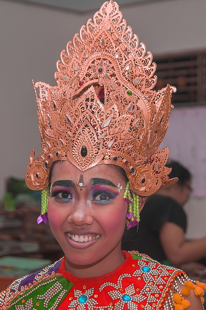 Gek Adii is ready for her dance performance