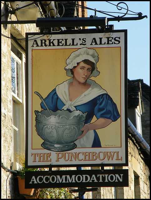 Punchbowl pub sign