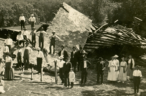 Fred Duenow's Destroyed Barn (Cropped Right)