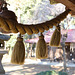 Rope of straw hung at the shrine