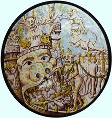 Hell: a medieval glass