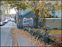 autumn at the Rickety Press