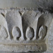icklesham church, sussex (12)late c12 nave arcade capital c.1170