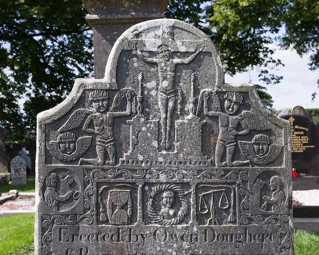 Dougherty tombstone (detail)