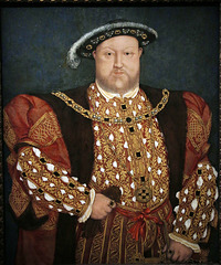 Portrait de Henri VIII , roi d'Angleterre et d'Irlande .