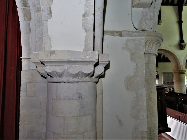 icklesham church, sussex (9)early c12 arch leading from aisle to north transeptal tower