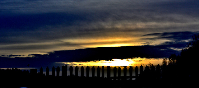 Sky and Fence
