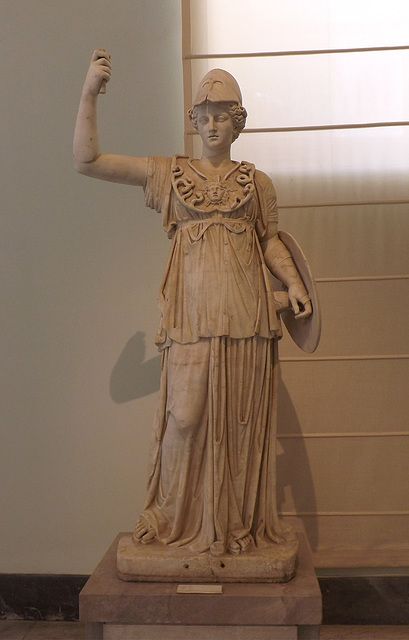Statue of Athena in the Naples Archaeological Museum, July 2012