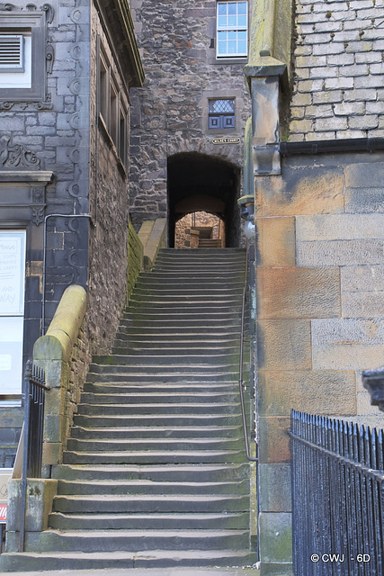 Milne Court steps, Edinburgh Old Town