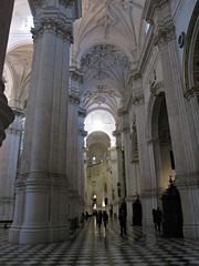 Right gangway of Granada Cathedral.
