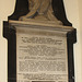 Memorial to John Little, St Clement's Church, Worcester