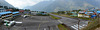 Panorama of Lukla Airport